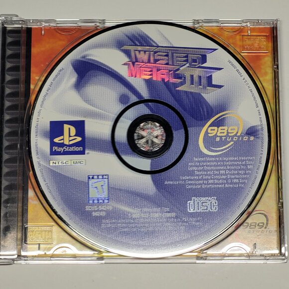 Twisted Metal 3 Playstation 1 ps1 psone reg card - Picture 4 of 5